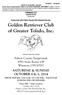 Golden Retriever Club of Greater Toledo, Inc.