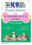 K9 Food Master Catalogue