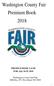 Washington County Fair Premium Book 2018