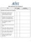 Skills Assessment Form VTS-Behavior