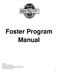 Foster Program Manual