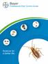 Science for a better life. Bayer. Professional Pest Control Guide