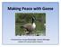 Making Peace with Geese. Presented by: Jessica Blackledge, District Manager Eastern RI Conservation District