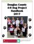 Douglas County 4-H Dog Project Handbook 2017