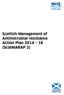Scottish Management of Antimicrobial resistance Action Plan (ScotMARAP 2)
