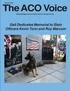 ACO Voice. Galt Dedicates Memorial to Slain Officers Kevin Tonn and Roy Marcum. January A Monthly Magazine from Animal Control Training Services