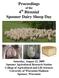 Proceedings. 4 th Biennial Spooner Dairy Sheep Day