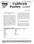 California Poultry Letter