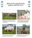 BRITISH PIG ASSOCIATION ANNUAL REPORT 2015