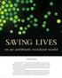 SAVING LIVES in an antibiotic-resistant world by Julie O Connor