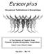 Euscorpius. Occasional Publications in Scorpiology. A New Species of Vaejovis from Prescott, Arizona (Scorpiones: Vaejovidae) May 2011 No.