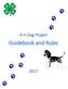 4-H Dog Project. Guidebook and Rules