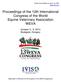 Proceedings of the 13th International Congress of the World Equine Veterinary Association WEVA