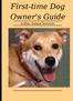 First-time Dog Owner's Guide. Dallas Animal Services