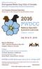 Official Premium List Portuguese Water Dog Club of Canada Specialty Championship Shows & Sweepstakes