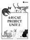 4-H CAT PROJECT UNIT 2 EM4900