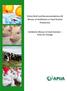 Policy Brief and Recommendations #4 Misuse of Antibiotics in Food Animal Production. Antibiotic Misuse in Food Animals Time for Change