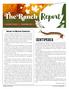 Centipedes RANCH REPORT. Intro to Recipe Contest DECEMBER 2012