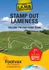 STAMP OUT LAMENESS FOLLOW THE FIVE POINT PLAN