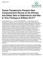 Durata Therapeutics Presents New Comprehensive Review of the Efficacy and Safety Data of Dalbavancin and New In Vitro Findings at IDWeek 2013