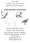 Grundy County Farm Bureau Agriculture in the Classroom. Animal Agriculture Lesson Booklet