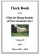 Flock Book. Cheviot Sheep Society of New Zealand (Inc) Rams Volume 65. of the