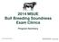 2014 MSUE Bull Breeding Soundness Exam Clinics Program Summary