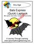 SAMPLE PAGE. Bats Express (Quick) Lapbook. Any Age. A Journey Through Learning