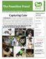 The Pawsitive Press! Volume, Issue April Inside this issue: Greenhill Humane Society 1st Avenue Shelter