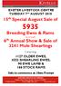 Breeding Ewes & Rams. 6 th Annual Show & Sale of 3241 Mule Shearlings