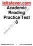 Ieltsfever.com Academic Reading Practice Test 8