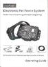 Training Flags, % Electronic Pet Fence System. Please read this entire guide bef ore beginning