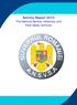 Activity Report 2010 The National Sanitary Veterinary and Food Safety Authority