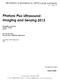 Imaging and Sensing 2013