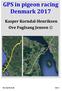 GPS in pigeon racing Denmark 2017 Kasper Korndal-Henriksen Ove Fuglsang Jensen
