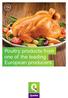 Poultry products from one of the leading European producers