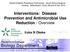Interventions: Disease Prevention and Antimicrobial Use Reduction - Overview