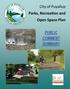 City of Puyallup Parks, Recrea on and Open Space Plan PUBLIC COMMENT SUMMARY