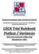 USCA Trial Rulebook Preface / Variances 2019 International Utility Dog Regulations (IGP)