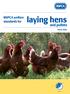 laying hens and pullets RSPCA welfare standards for March 2008 February 2006 indicates an amendment