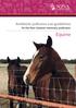 Antibiotic judicious use guidelines. for the New Zealand veterinary profession. Equine