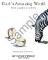 God s Amazing World. from apples to zebras. Sample. Illustrated by Kristi Davis. My Father s World. Used by Permission