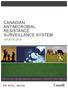CANADIAN ANTIMICROBIAL RESISTANCE SURVEILLANCE SYSTEM
