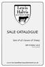 SALE CATALOGUE. Sale of all classes of Sheep. 15th October 2015 from 9.30am.