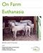 On Farm Euthanasia. Alberta Lamb Producers. Program Developer and Presenter: Jennifer Woods, M.Sc J. Woods Livestock Services
