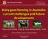 Dairy goat farming in Australia: current challenges and future developments