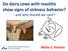 Do dairy cows with mastitis show signs of sickness behavior? - and why should we care? Mette S. Herskin