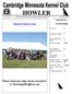 HOWLER Volume 14 Issue 7 Official Publication of the Cambridge Minnesota Kennel Club