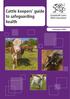 Cattle keepers guide to safeguarding health