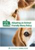 Adopting an Animal- Friendly Menu Policy